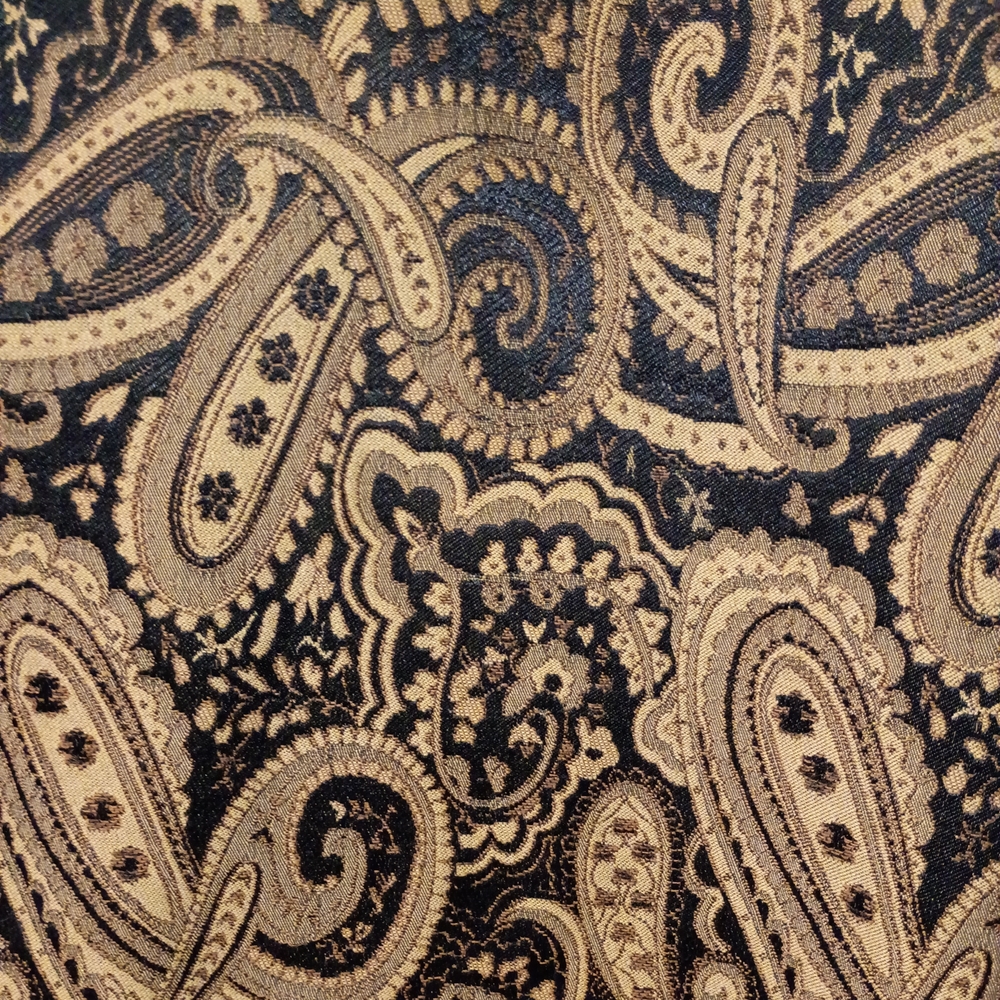 Chico's Women's Paisley V-Neck Sleeveless Top in Gold and Black Size 3 (XL) - Picture 3 of 9